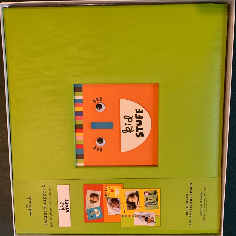 Hallmark 12x12 Instant Scrapbook “kid Stuff”